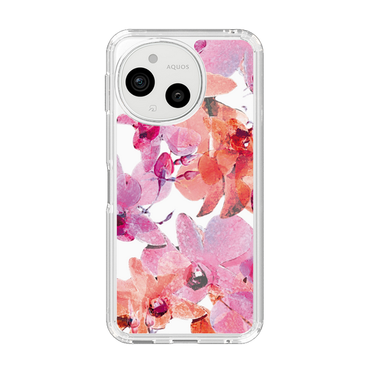 Slim Protection Case［ Art Flower Orchid ］