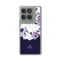 Slim Protection Case［ Twin Dot Flower - Navy ］