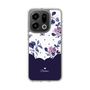 Slim Protection Case［ Twin Dot Flower - Navy ］
