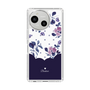 Slim Protection Case［ Twin Dot Flower - Navy ］