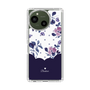 Slim Protection Case［ Twin Dot Flower - Navy ］