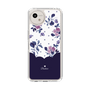 Slim Protection Case［ Twin Dot Flower - Navy ］