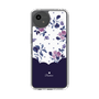 Slim Protection Case［ Twin Dot Flower - Navy ］