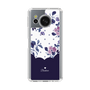 Slim Protection Case［ Twin Dot Flower - Navy ］