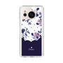 Slim Protection Case［ Twin Dot Flower - Navy ］