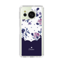Slim Protection Case［ Twin Dot Flower - Navy ］