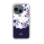 Slim Protection Case［ Twin Dot Flower - Navy ］