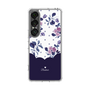 Slim Protection Case［ Twin Dot Flower - Navy ］