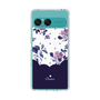 Slim Protection Case［ Twin Dot Flower - Navy ］
