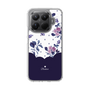 Slim Protection Case［ Twin Dot Flower - Navy ］