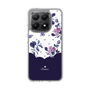 Slim Protection Case［ Twin Dot Flower - Navy ］