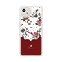 Slim Protection Case［ Twin Dot Flower - Red ］