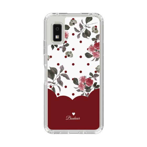 Slim Protection Case［ Twin Dot Flower - Red ］