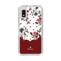 Slim Protection Case［ Twin Dot Flower - Red ］