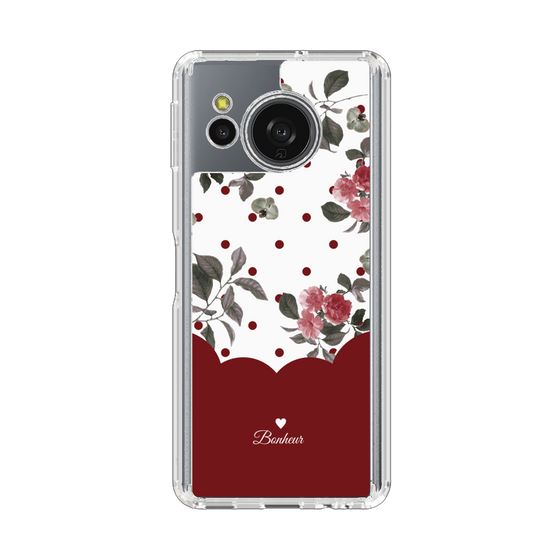 Slim Protection Case［ Twin Dot Flower - Red ］