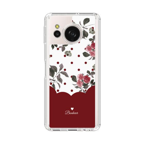 Slim Protection Case［ Twin Dot Flower - Red ］