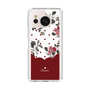Slim Protection Case［ Twin Dot Flower - Red ］