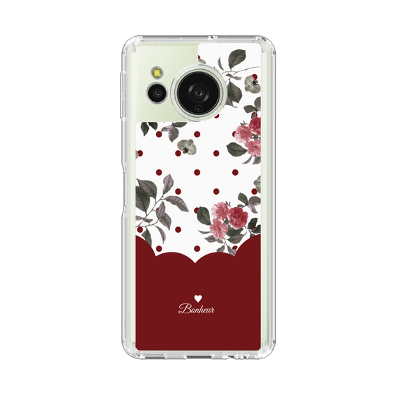 Slim Protection Case［ Twin Dot Flower - Red ］