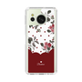 Slim Protection Case［ Twin Dot Flower - Red ］