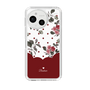 Slim Protection Case［ Twin Dot Flower - Red ］
