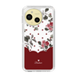 Slim Protection Case［ Twin Dot Flower - Red ］