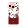 Slim Protection Case［ Twin Dot Flower - Red ］