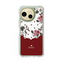 Slim Protection Case［ Twin Dot Flower - Red ］
