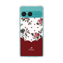 Slim Protection Case［ Twin Dot Flower - Red ］