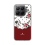 Slim Protection Case［ Twin Dot Flower - Red ］