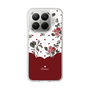 Slim Protection Case［ Twin Dot Flower - Red ］