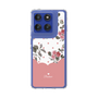 Slim Protection Case［ Twin Dot Flower - Pink ］