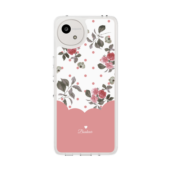 Slim Protection Case［ Twin Dot Flower - Pink ］