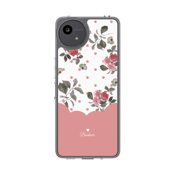 Slim Protection Case［ Twin Dot Flower - Pink ］