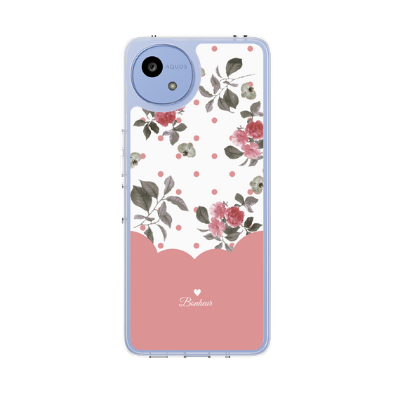 Slim Protection Case［ Twin Dot Flower - Pink ］