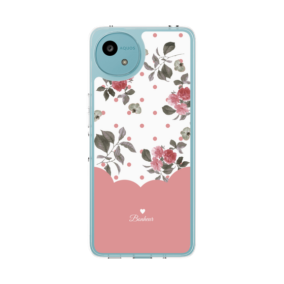 Slim Protection Case［ Twin Dot Flower - Pink ］