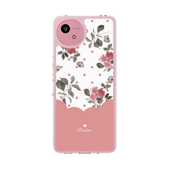 Slim Protection Case［ Twin Dot Flower - Pink ］