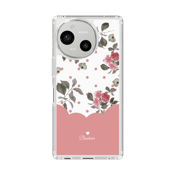 Slim Protection Case［ Twin Dot Flower - Pink ］
