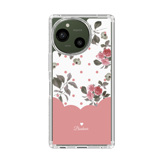 Slim Protection Case［ Twin Dot Flower - Pink ］