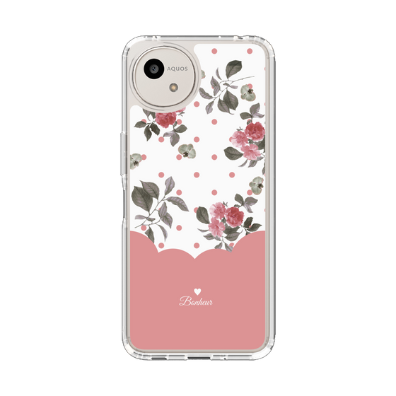 Slim Protection Case［ Twin Dot Flower - Pink ］