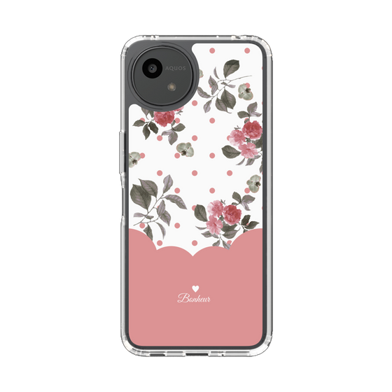 Slim Protection Case［ Twin Dot Flower - Pink ］