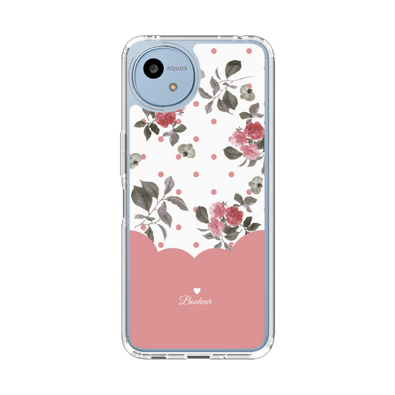 Slim Protection Case［ Twin Dot Flower - Pink ］