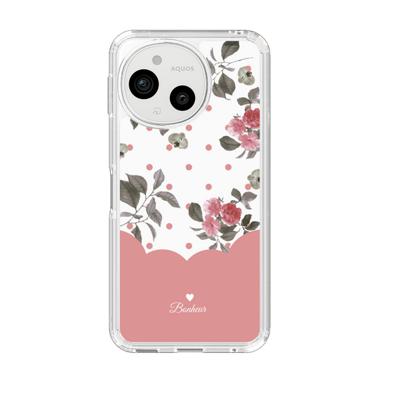 Slim Protection Case［ Twin Dot Flower - Pink ］