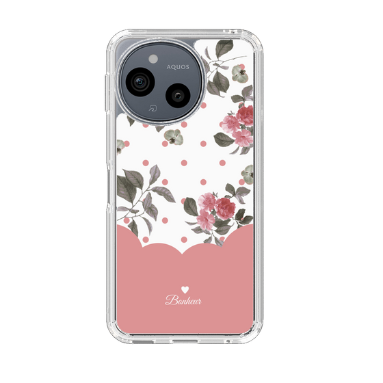 Slim Protection Case［ Twin Dot Flower - Pink ］