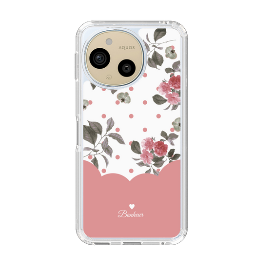 Slim Protection Case［ Twin Dot Flower - Pink ］