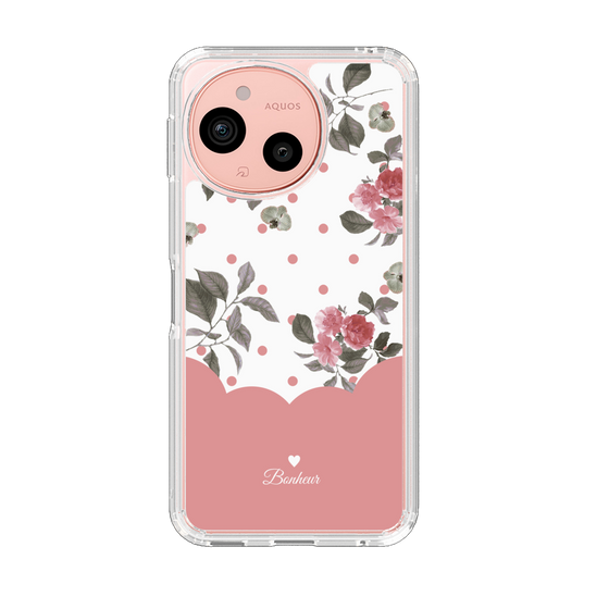 Slim Protection Case［ Twin Dot Flower - Pink ］