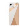 Slim Protection Case［ Marble Triangle Palette - Beige ］