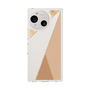Slim Protection Case［ Marble Triangle Palette - Beige ］
