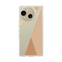 Slim Protection Case［ Marble Triangle Palette - Beige ］