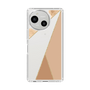 Slim Protection Case［ Marble Triangle Palette - Beige ］