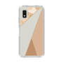 Slim Protection Case［ Marble Triangle Palette - Beige ］